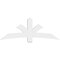 Ekena Millwork Davenport Architectural Grade PVC Gable Bracket, 72"W x 27"H x 2"D x 6"F, 9/12 Pitch GBP072X27X0206DAV00 - alternate 3